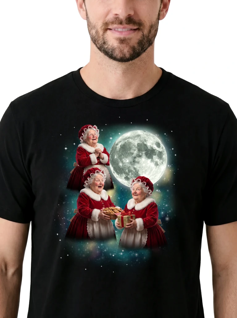 Three Mrs Claus Moon on model m1-3