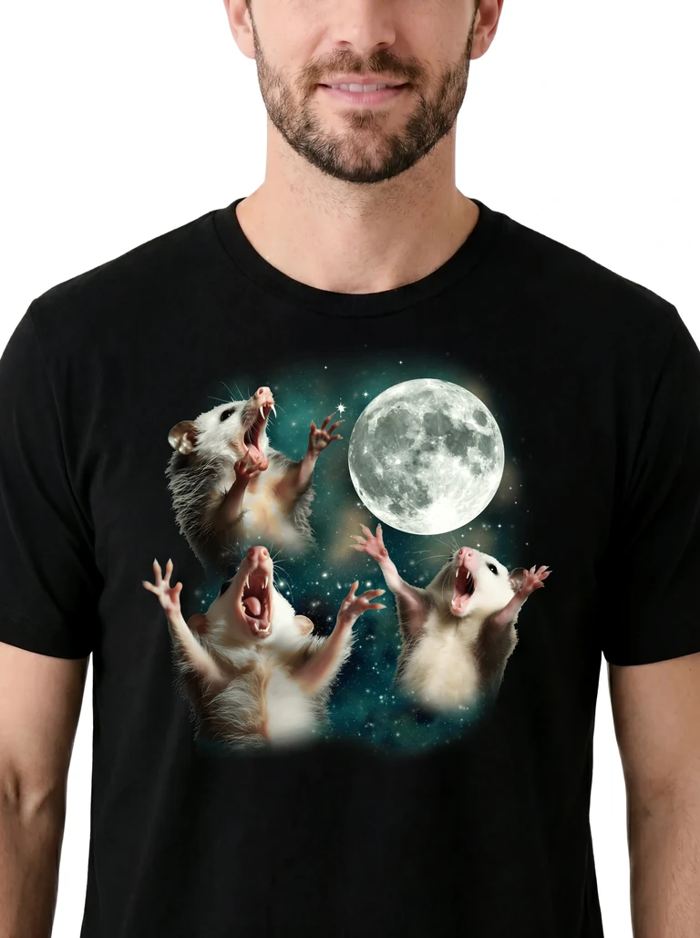 Three Opossum Moon on model m1-3