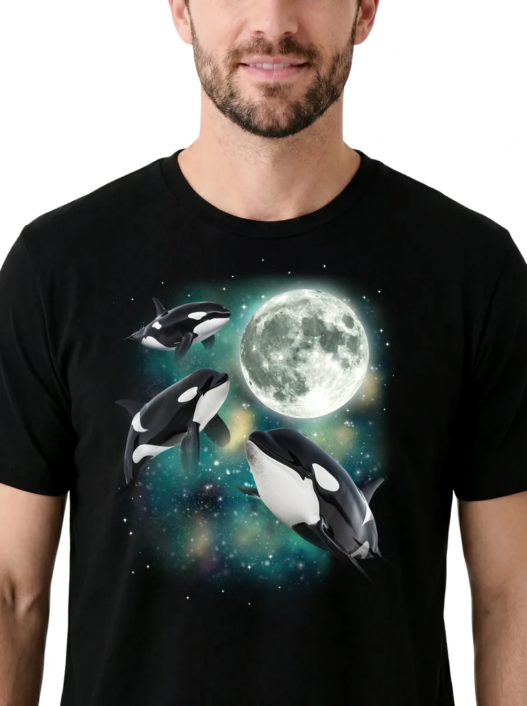 Three Orca Moon on model m1-3