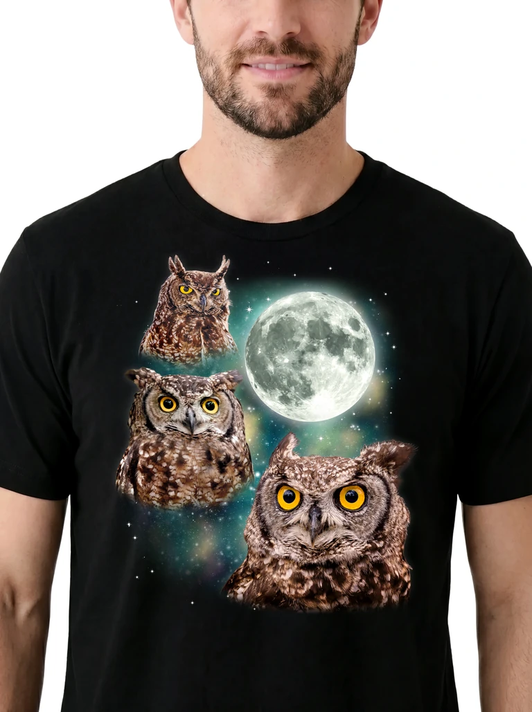 Three Owl Moon on model m1-3