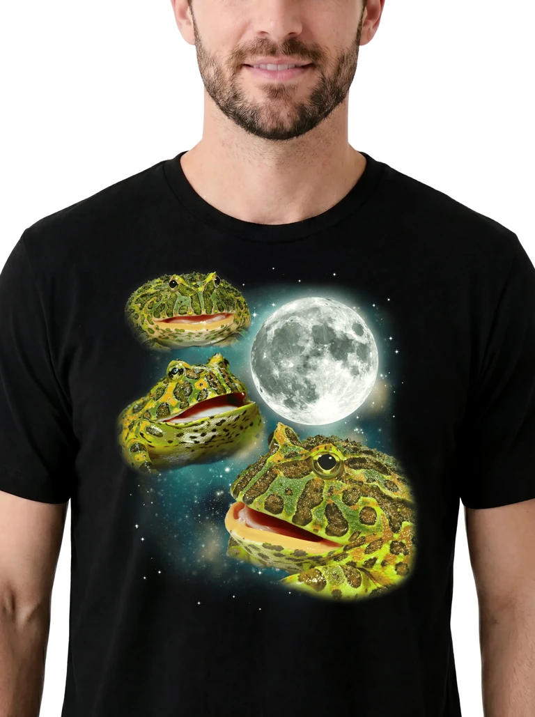 Three Pacman Frog Moon on model m1-3