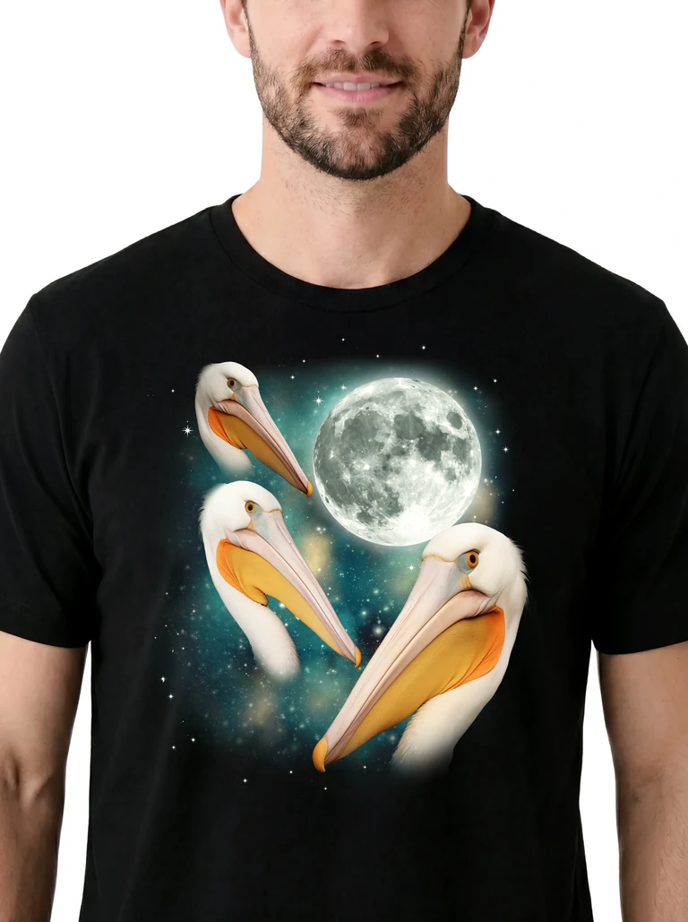 Three Pelican Moon on model m1-3
