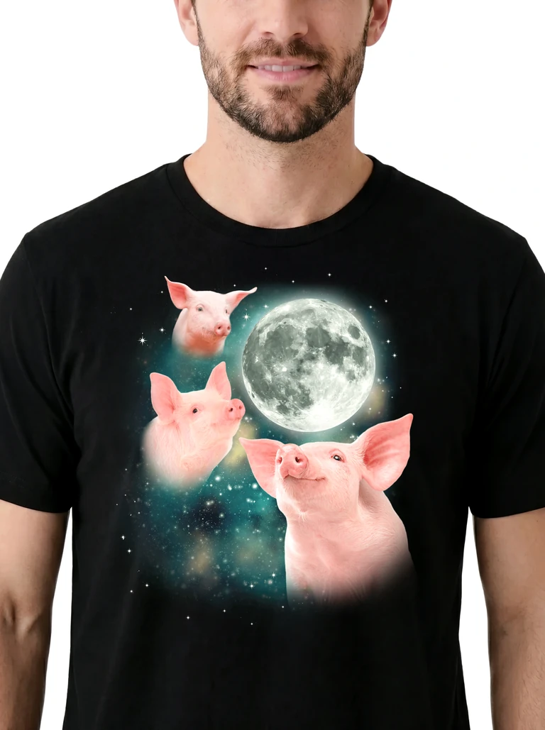 Three Pig Moon on model m1-3