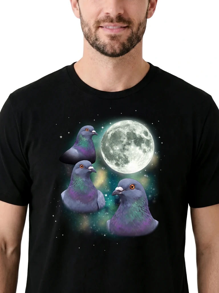 Three Pigeon Moon on model m1-3