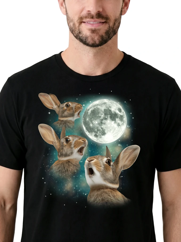 Three Rabbit Moon on model m1-3