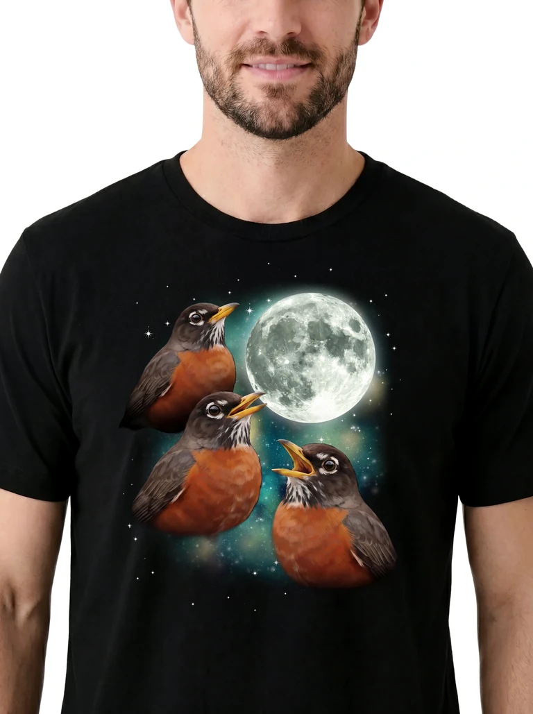 Three Robin Moon on model m1-3