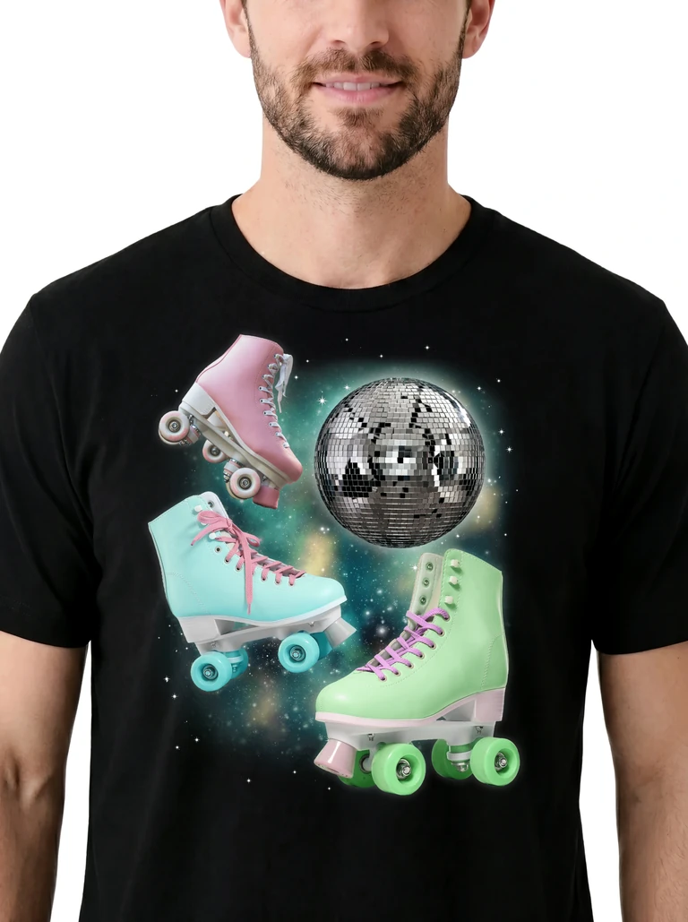 Three Roller Skate Moon on model m1-3