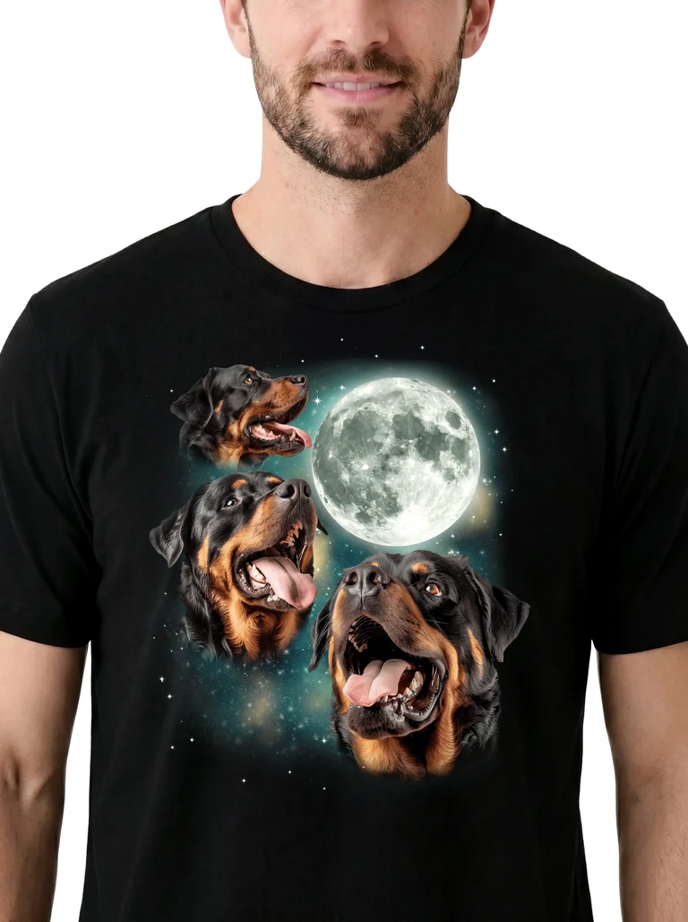 Three Rottweiler Moon on model m1-3