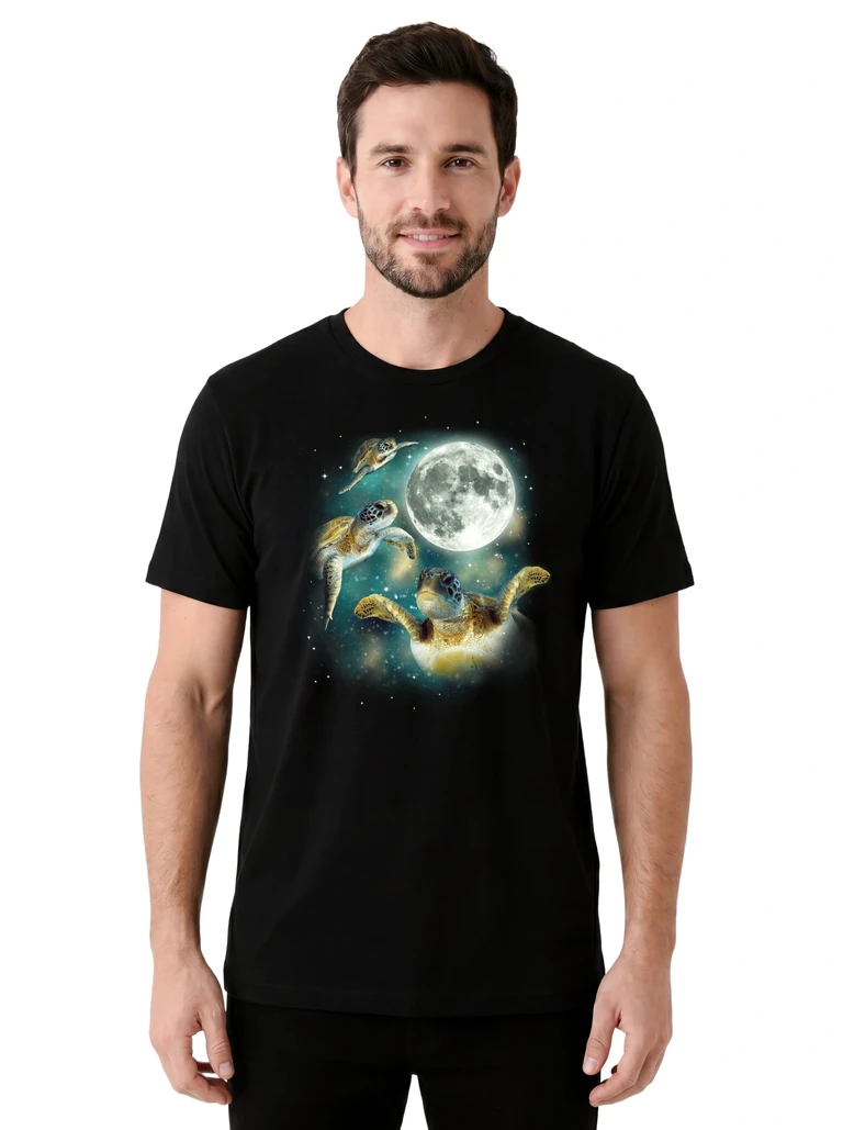 Three Sea Turtle Moon on model m1-1