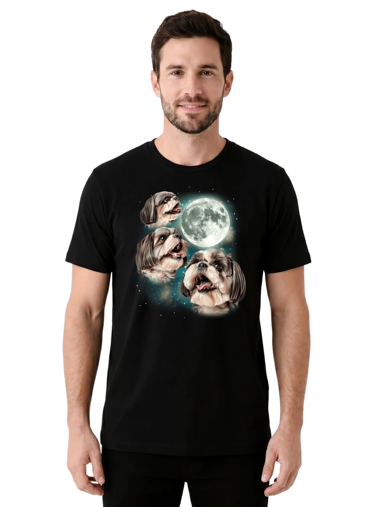 Three Shih Tzu Moon on model m1-1