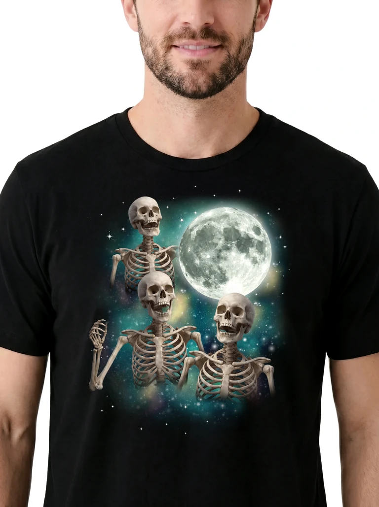 Three Skeleton Moon on model m1-3
