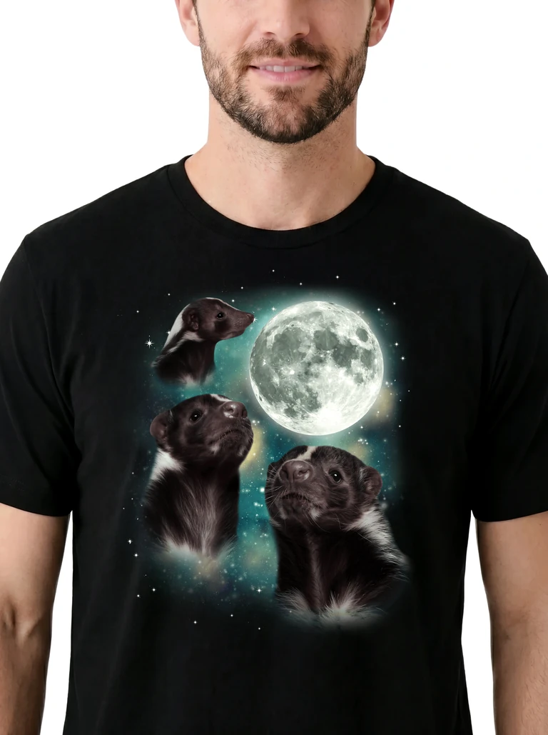 Three Skunk Moon on model m1-3