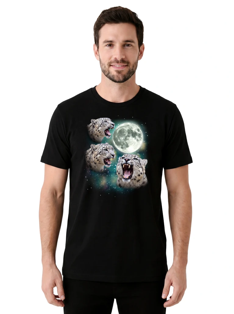 Three Snow Leopard Moon on model m1-1