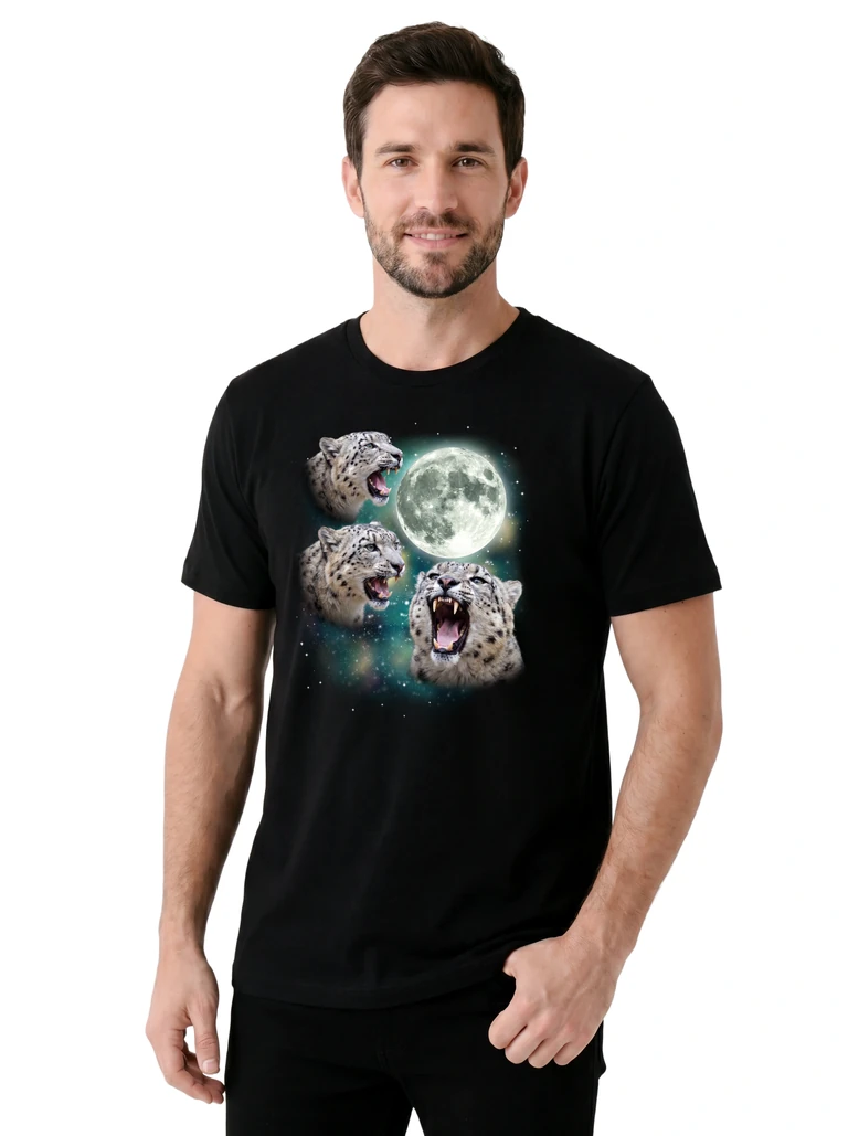 Three Snow Leopard Moon on model m1-2