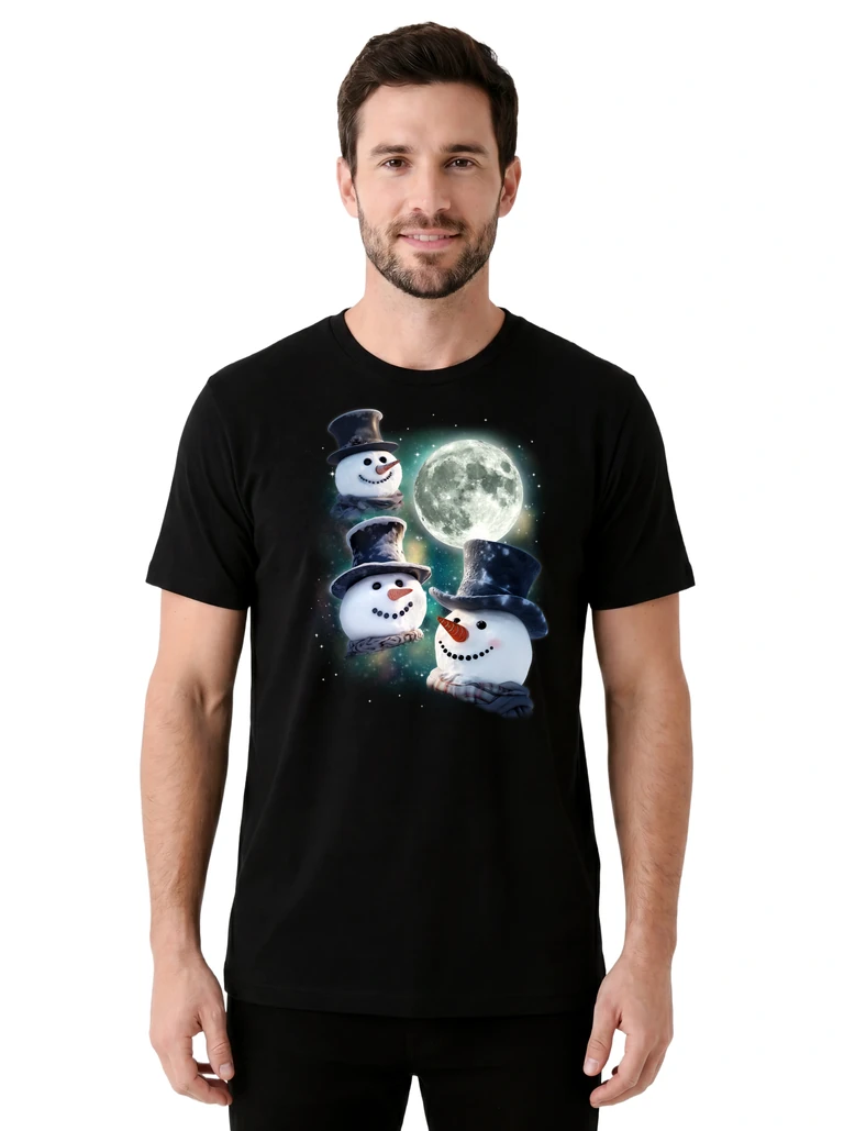 Three Snowman Moon on model m1-1