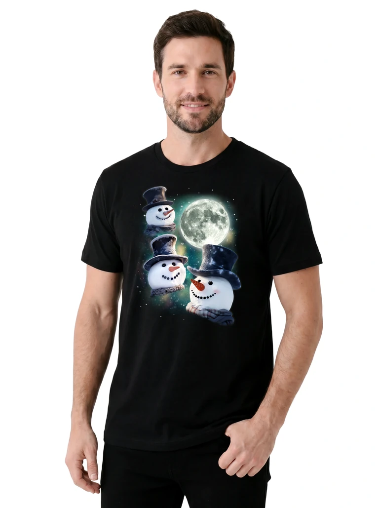 Three Snowman Moon on model m1-2