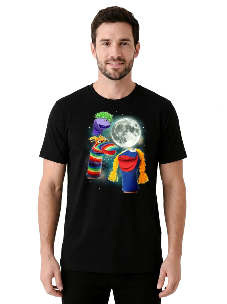 Three Sock Puppet Moon on model m1-1