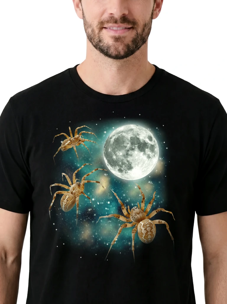 Three Spider Moon on model m1-3