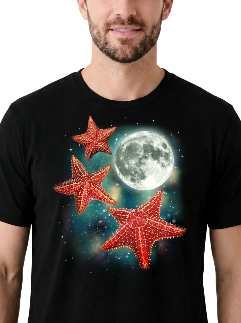 Three Starfish Moon on model m1-3