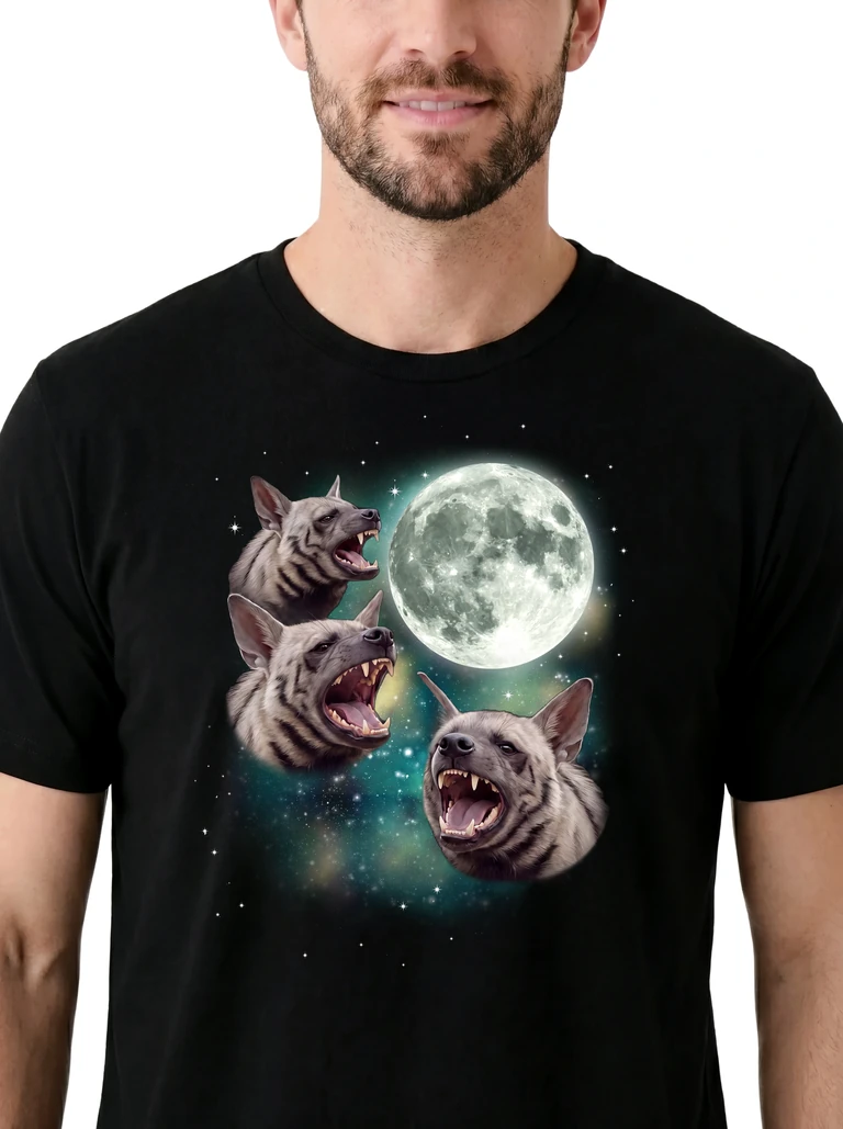 Three Striped Hyena Moon on model m1-3