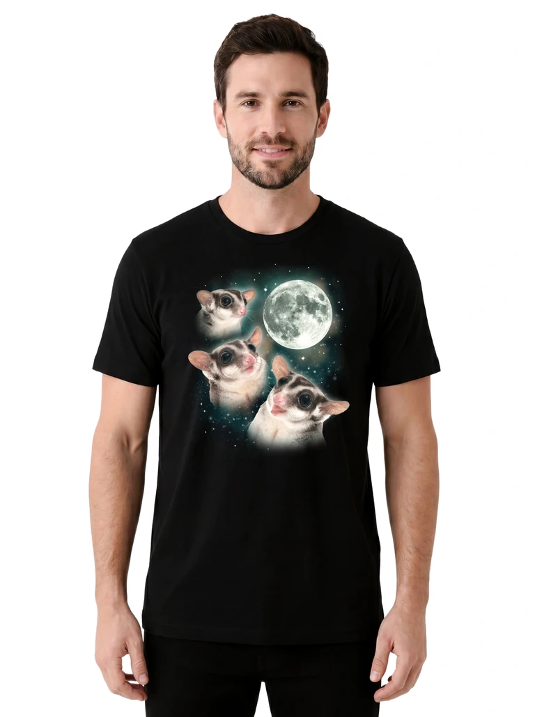 Three Sugar Glider Moon on model m1-1