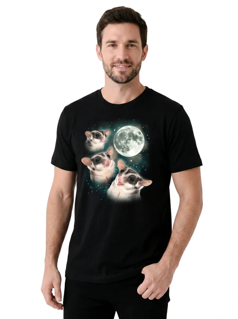 Three Sugar Glider Moon on model m1-2