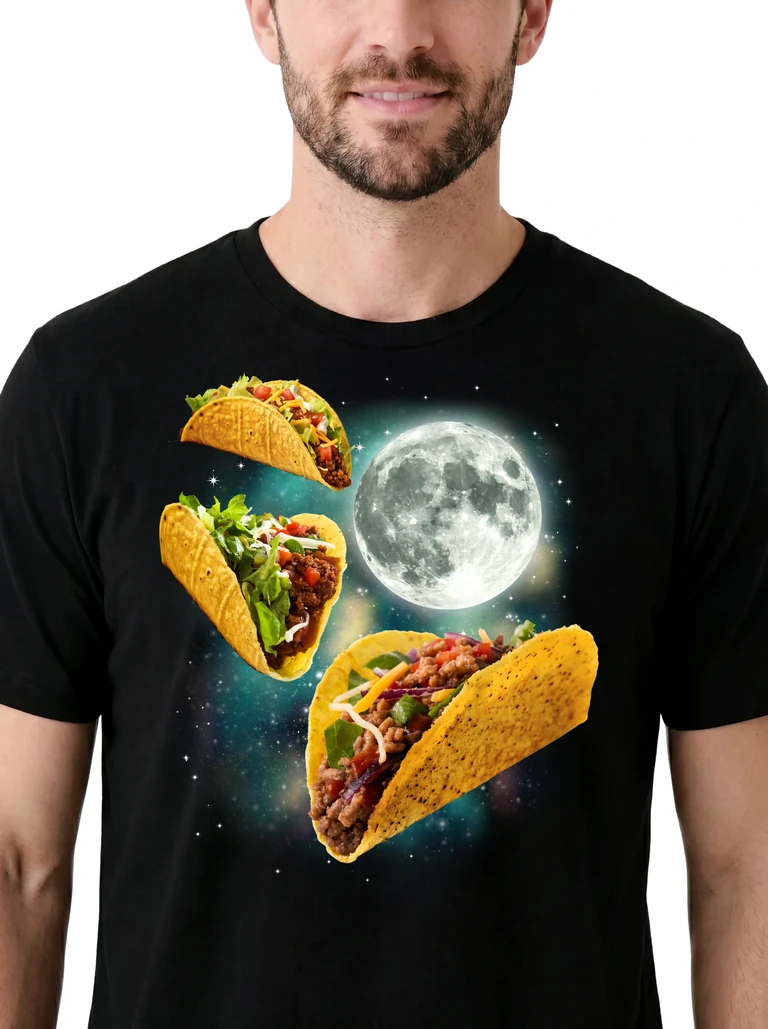 Three Tacos Moon on model m1-3
