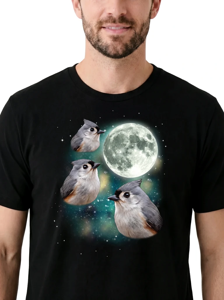 Three Titmouse Moon on model m1-3