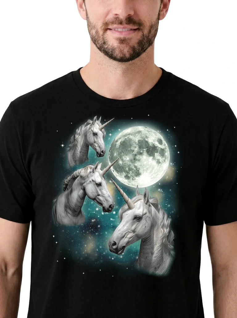 Three Unicorn Moon on model m1-3