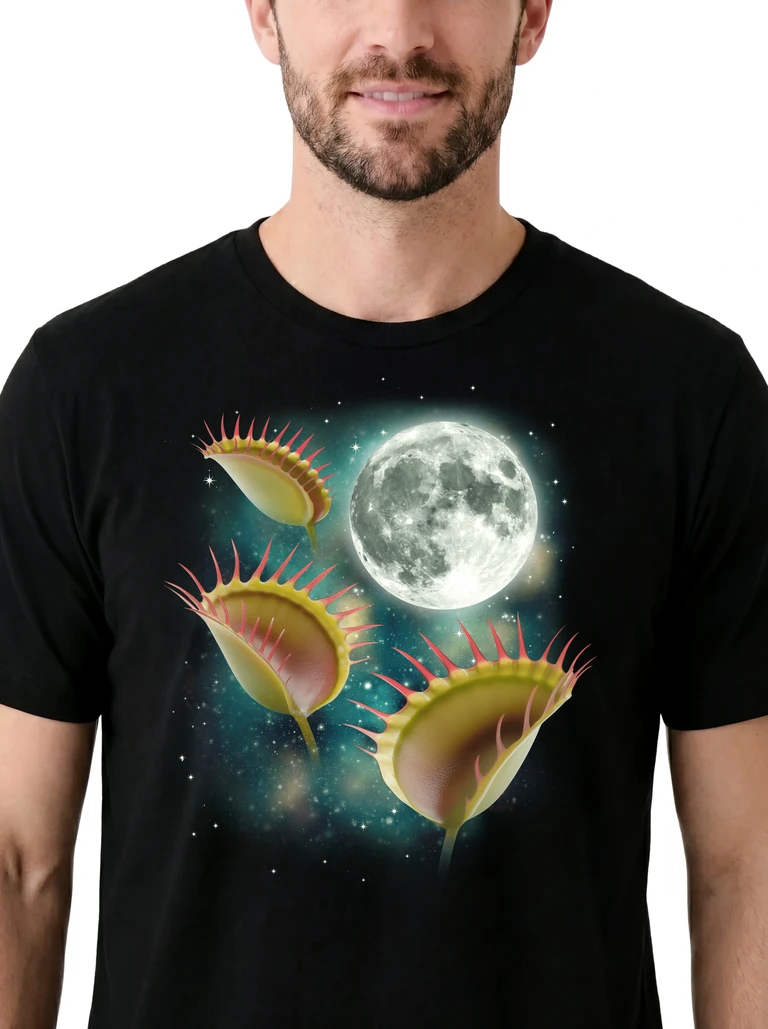Three Venus Flytrap Moon on model m1-3