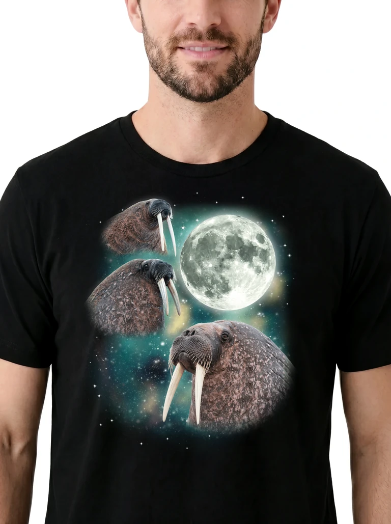 Three Walrus Moon on model m1-3