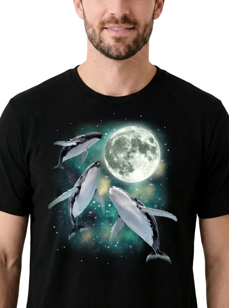 Three Whale Moon on model m1-3