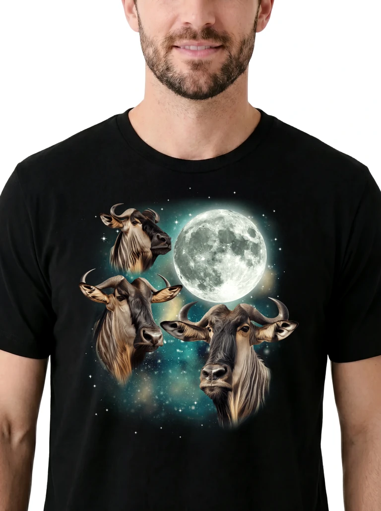 Three Wildebeest Moon on model m1-3