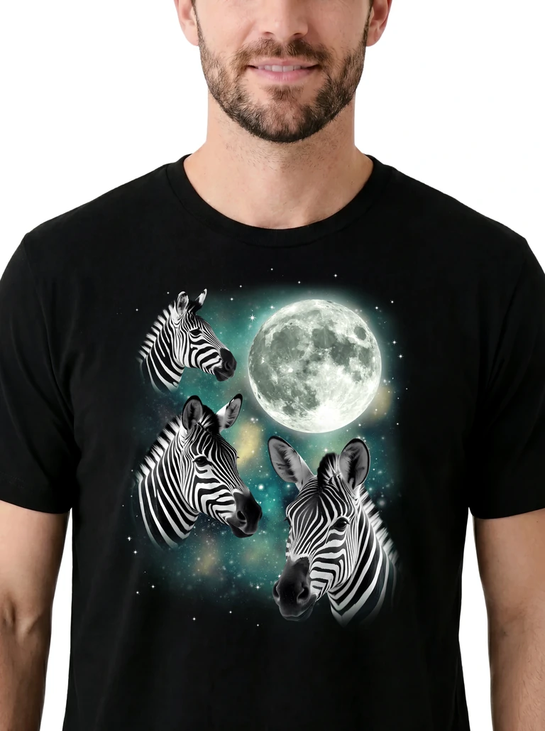 Three Zebra Moon on model m1-3